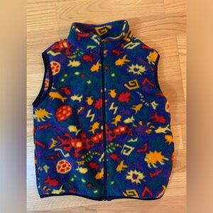 Rad M.L. Williams vintage kids fleece vest sz 6 unisex